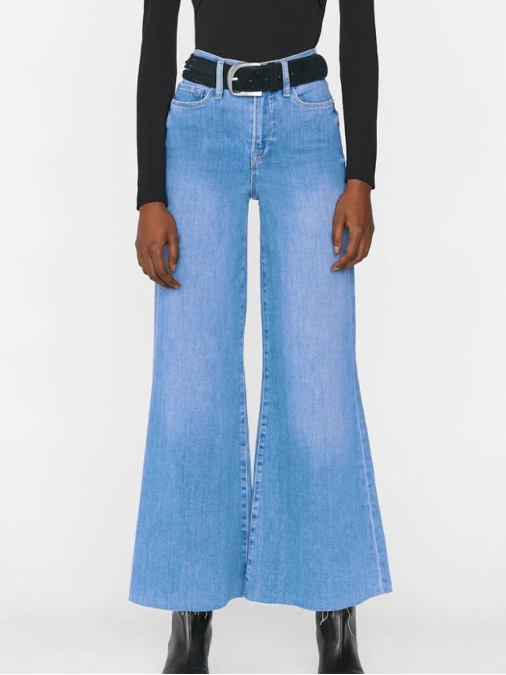 FRAME Le Palazzo Crop Jeans